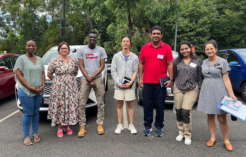 Lucia Dzinza, Liza Forbes, Daniel Dodo, Yuxi Liu, Danesh Perera, Samadhi Fernando, Ünzile Yenial Arslan group photo