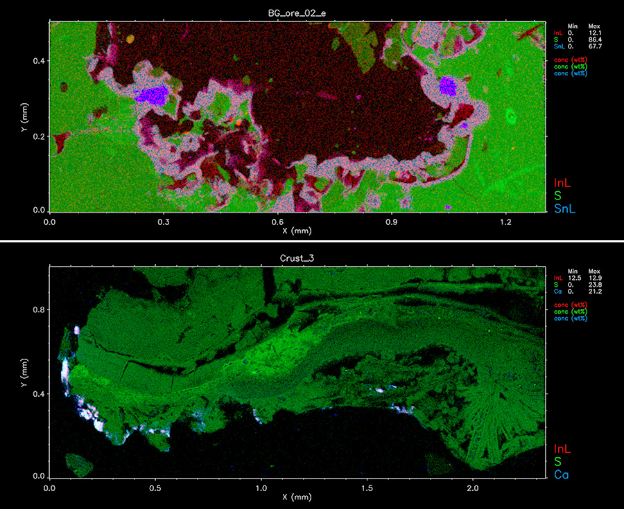 Digital imaging of indium signal