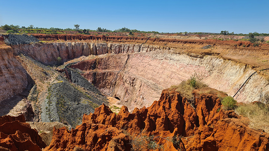 Chariot gold mine pit - Northern Territory, Australia
