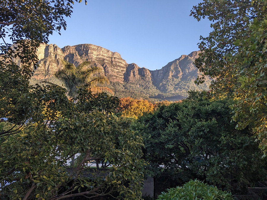 view of the Table Mountains