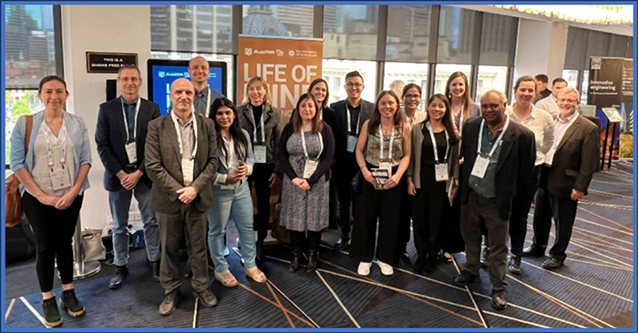 SMI and UQ researchers at the Life of Mine Conference 2023