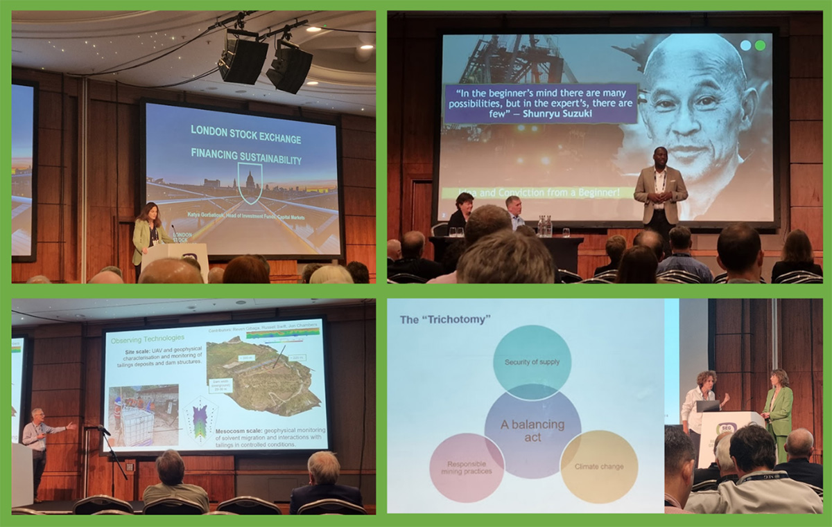 collage of speakers at the Society of Economic Geologists (SEG2023) conference 