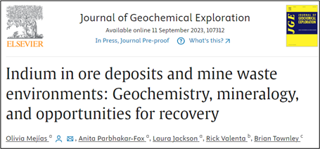  Geochemistry, mineralogy, and opportunities for recovery", authored by Olivia Mejías