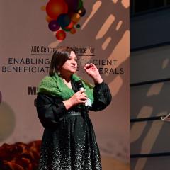 Associate Professor Liza Forbes presenting at the International Flotation Symposium