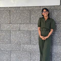 Dipanshu Sharma at the UQ Experimental Mine Site