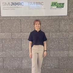 Lexi Kng at The University of Queensland (UQ) Experimental Mine site, Indooroopilly