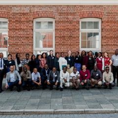 image of Mining Governance short course participants with Assoc Prof Kathryn Sturman